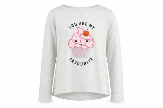 H&M Girls Grey   Pullover Sweatshirt Size 12-13 Years