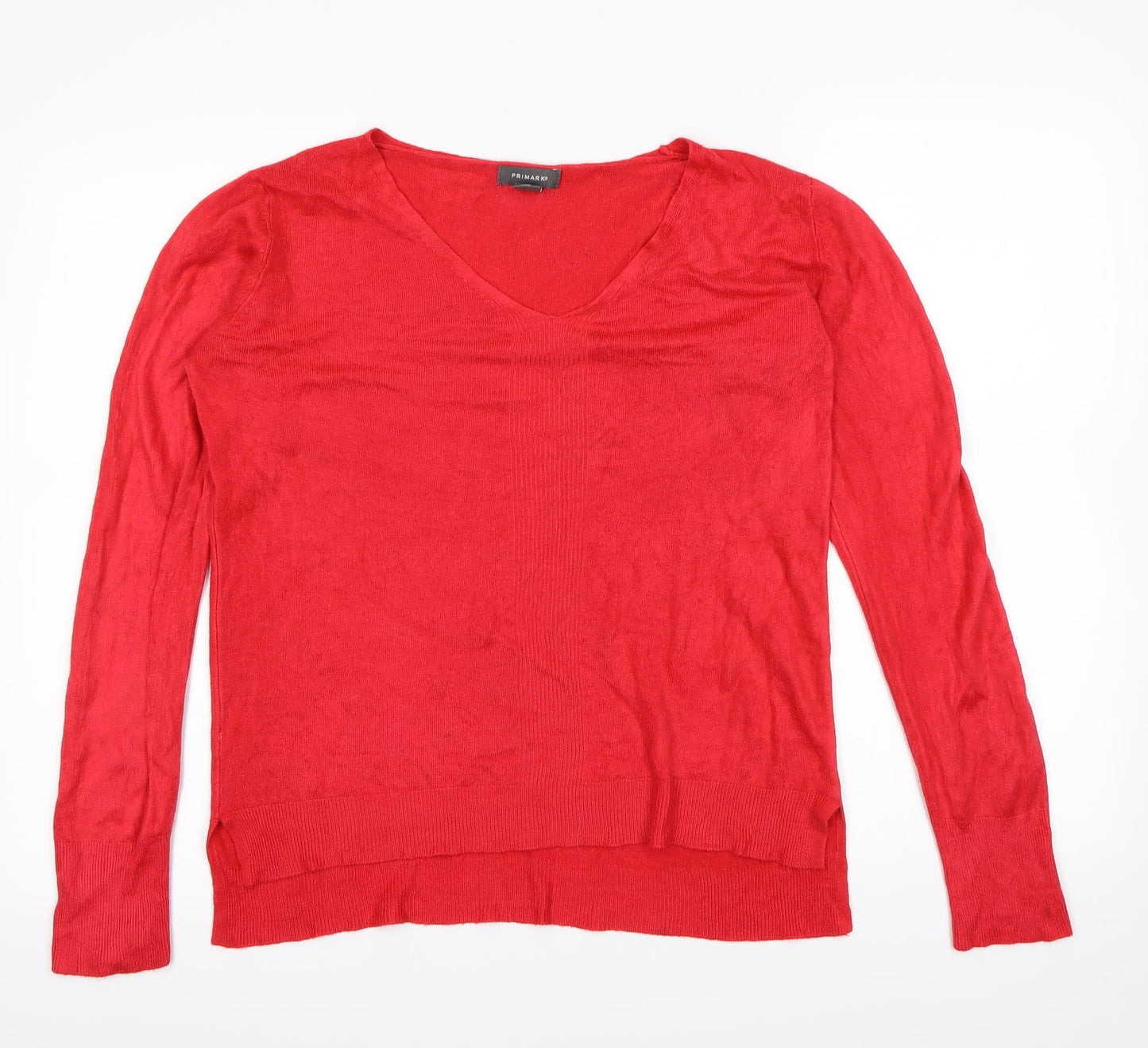 Primark Womens Red   Pullover Jumper Size 12