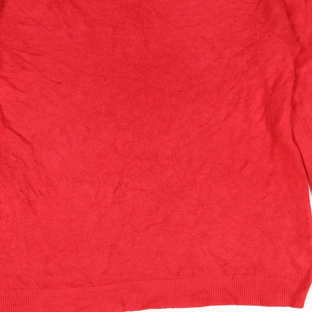 Primark Womens Red   Pullover Jumper Size 12