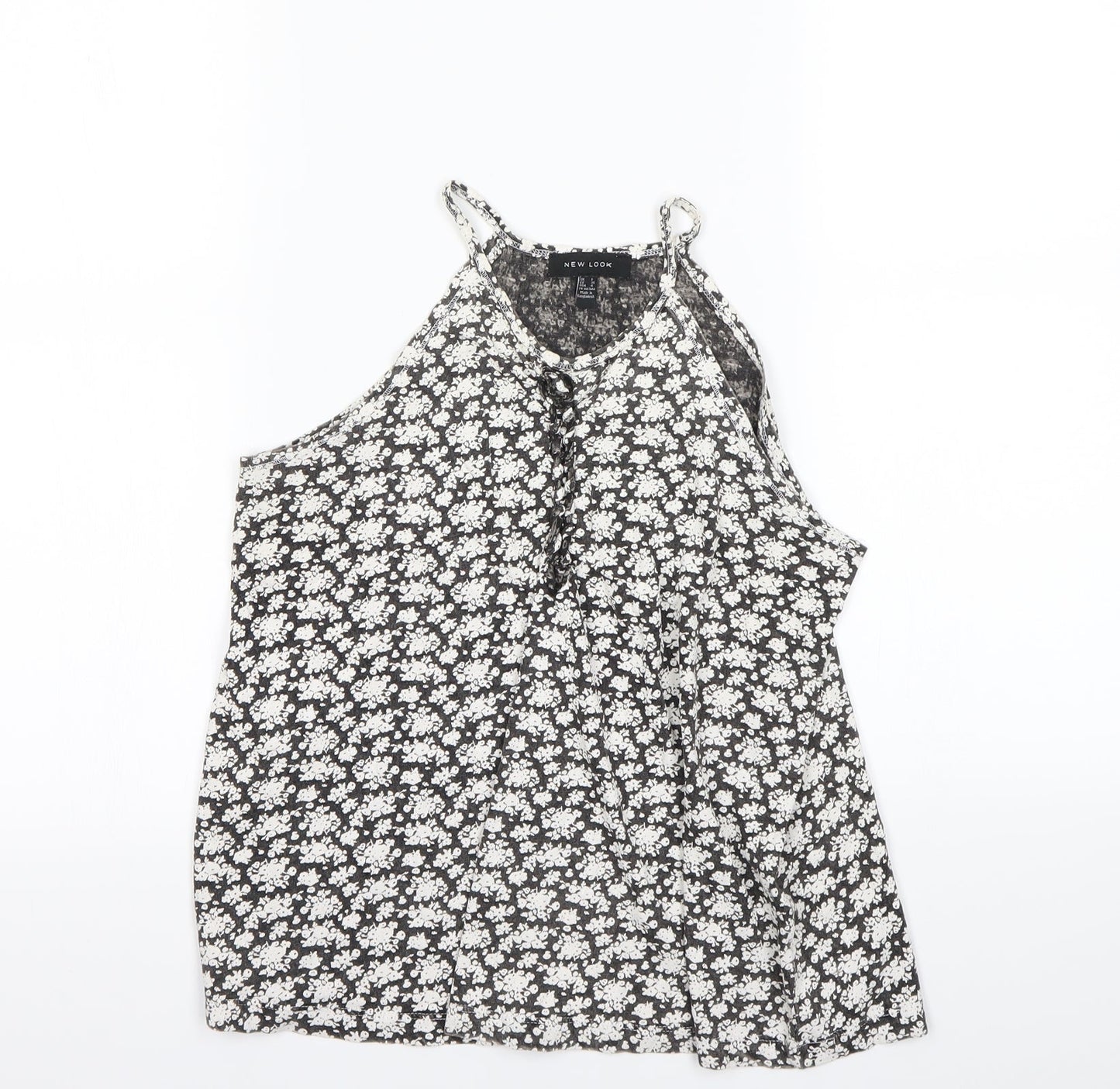 New Look Womens Multicoloured Floral  Basic Tank Size 8
