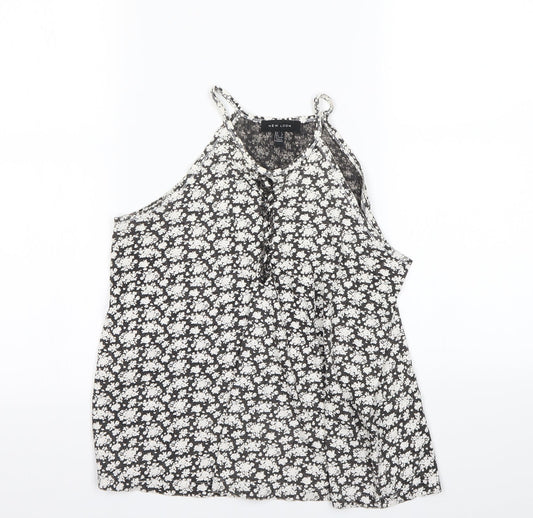 New Look Womens Multicoloured Floral  Basic Tank Size 8