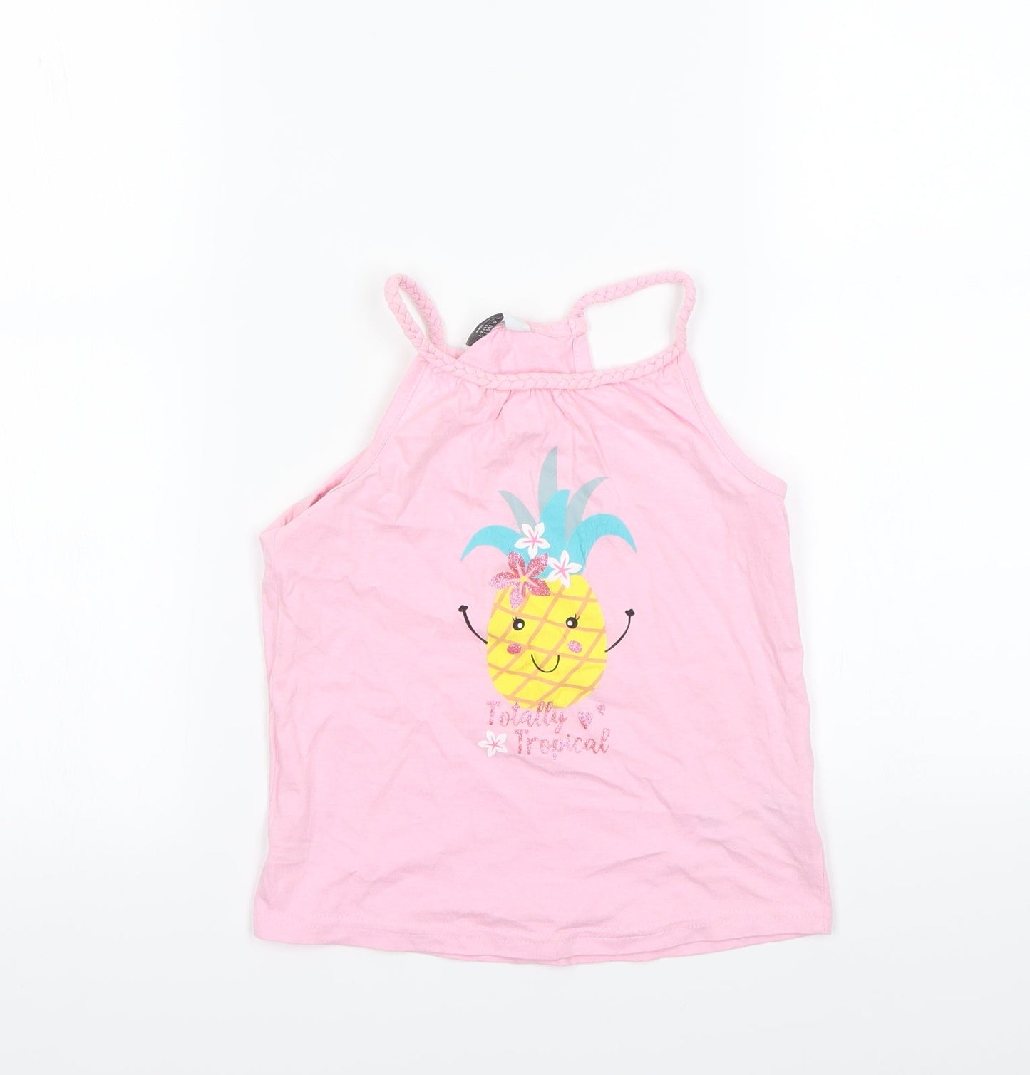 Primark Girls Pink   Basic Tank Size 7 Years