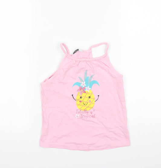 Primark Girls Pink   Basic Tank Size 7 Years