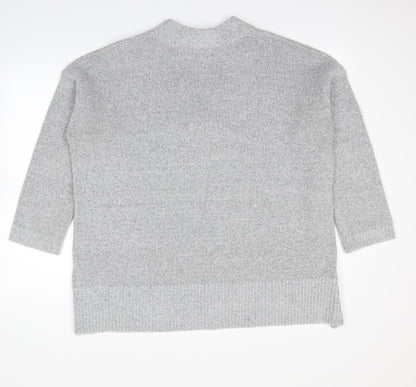 Back view of Capsule women’s grey jumper, size UK 16