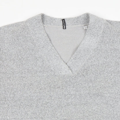 Close-up detail of Capsule women’s grey jumper, size UK 16