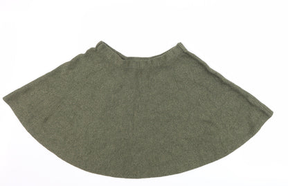 Additional front view of Primark women’s green a-line skirt, size UK 10