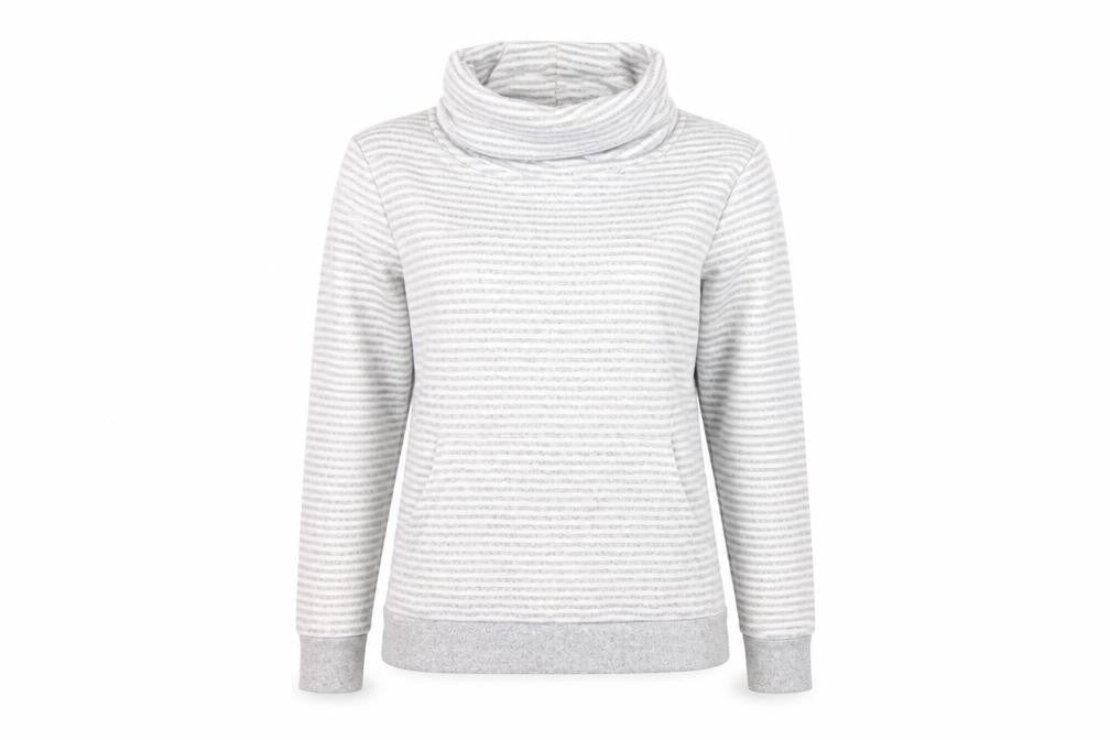 Primark Womens Grey Striped  Pullover Sweatshirt Size XS  - Lounge Wear