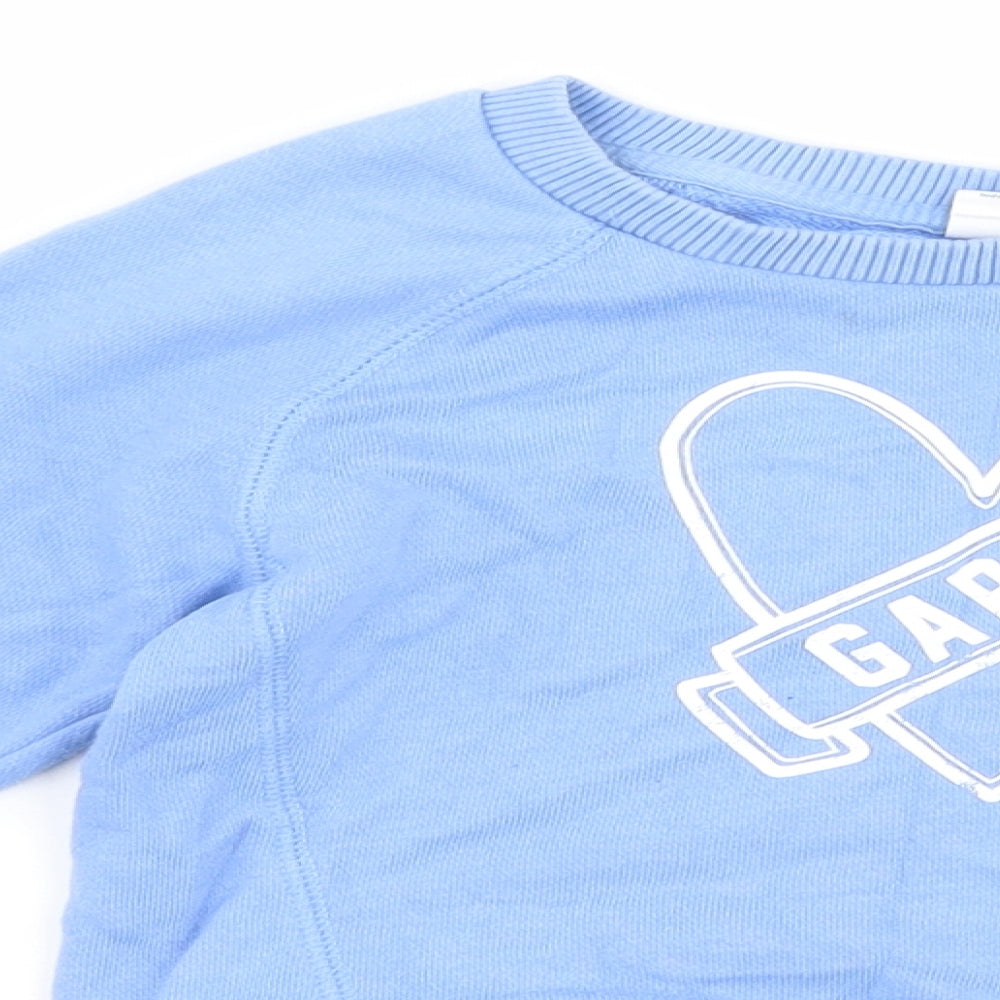 Gap Girls Blue   Pullover Sweatshirt Size 5 Years