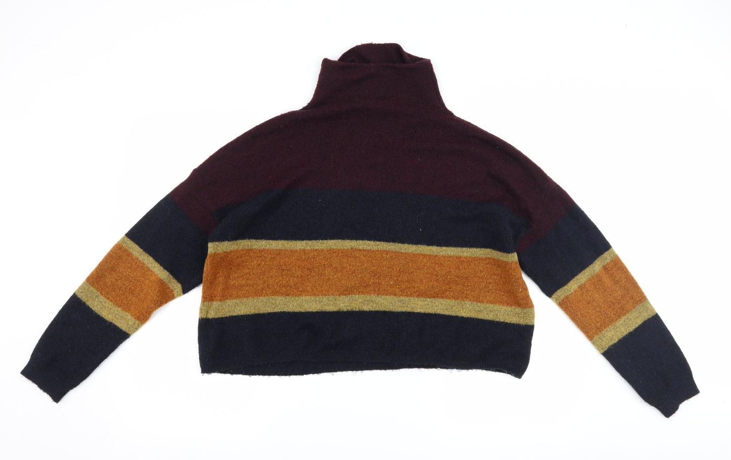 New Look Womens Blue Striped  Pullover Jumper Size L