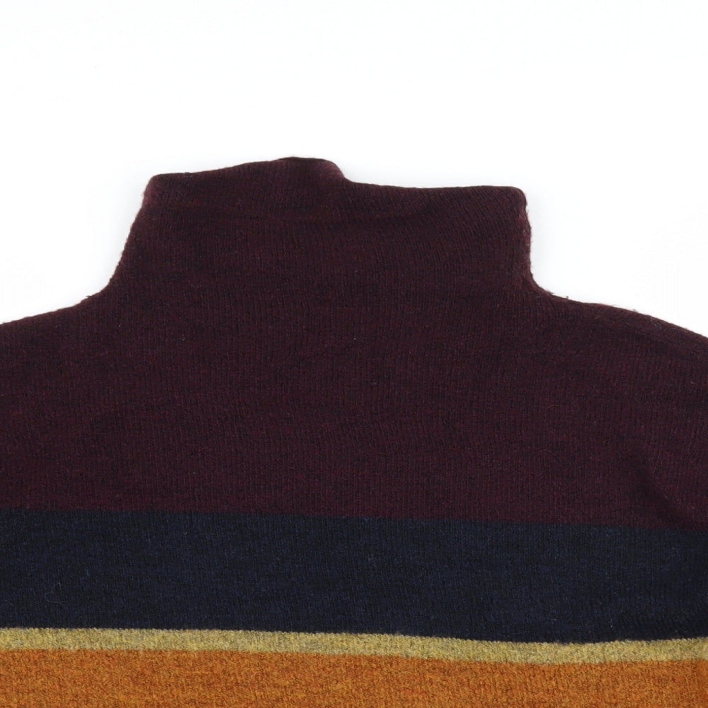 New Look Womens Blue Striped  Pullover Jumper Size L