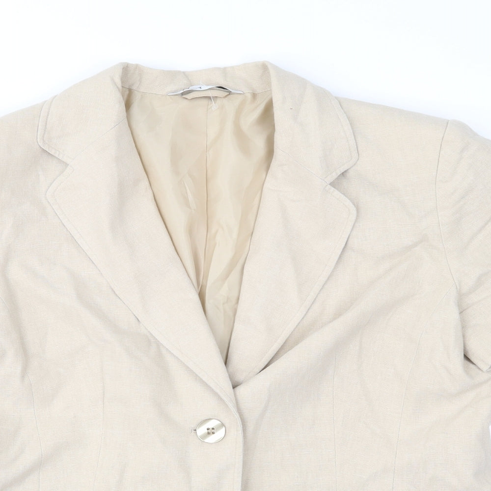 BHS Womens Beige   Jacket  Size 12