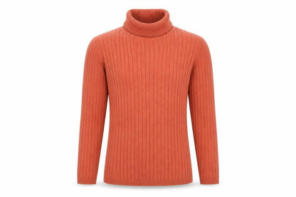 Front view of George girls’ brown knit jumper, size 10-11, years