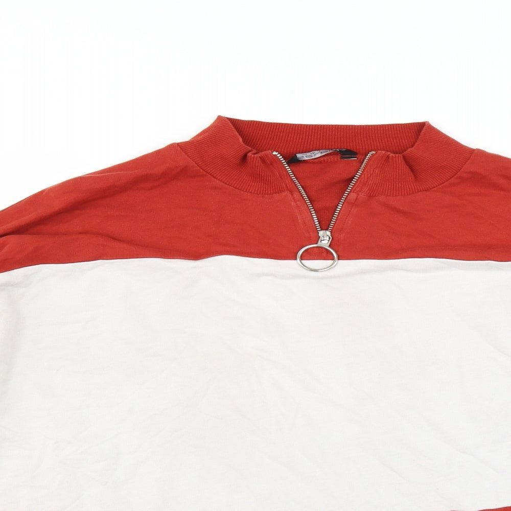 Select Womens Brown   Pullover Sweatshirt Size 16  - rust coloured