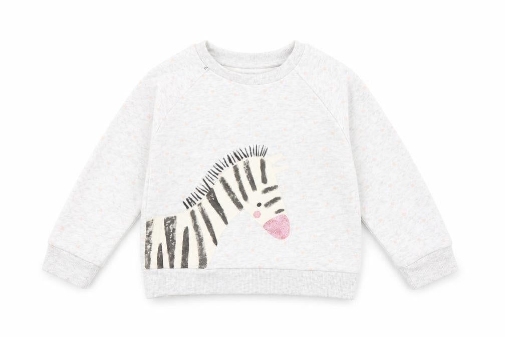 Primark Baby Grey   Pullover Jumper Size 18-24 Months  - ZEBRA