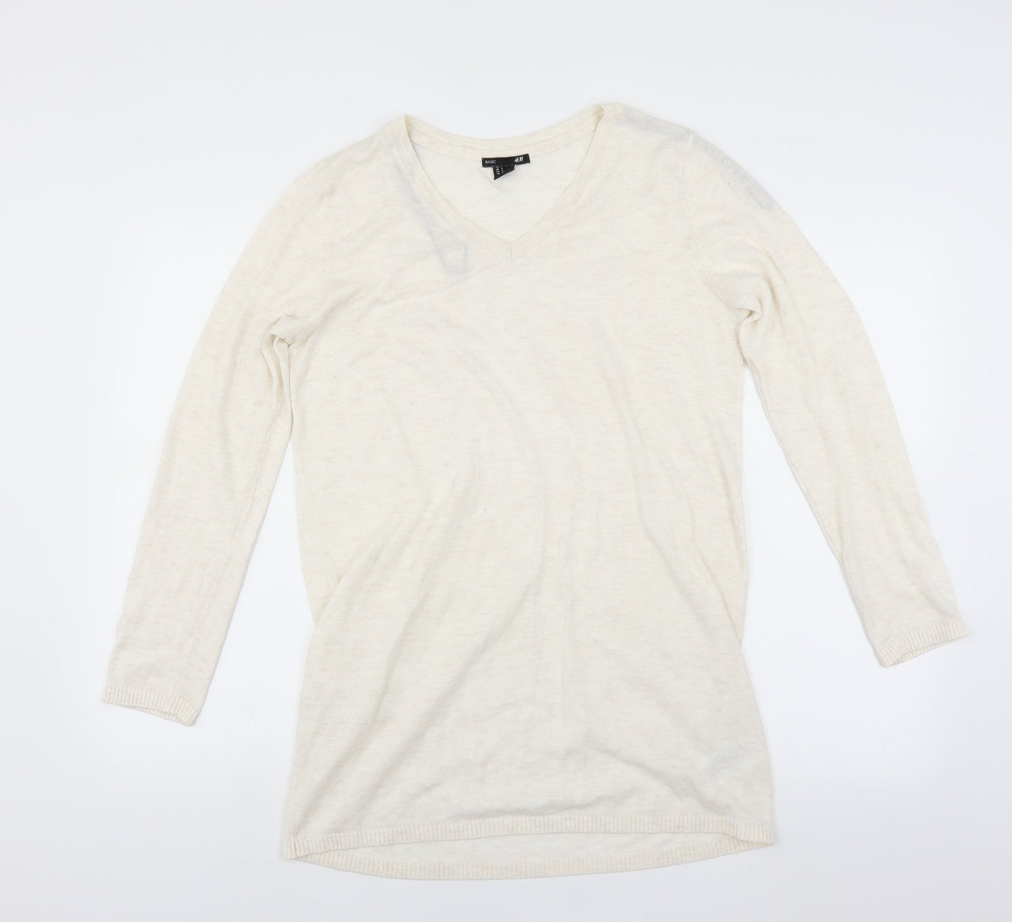 H&M Womens Ivory   Pullover Jumper Size S