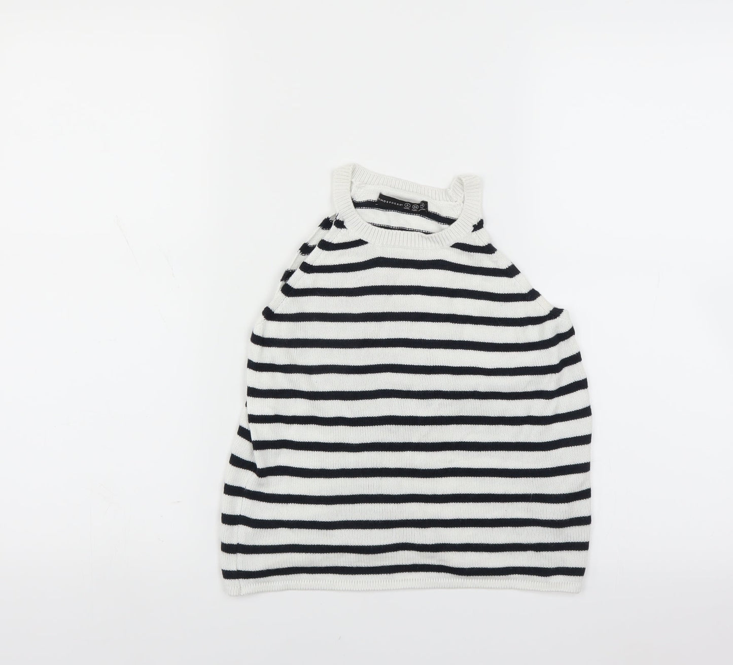 Primark Womens Blue Striped  Pullover Jumper Size 8