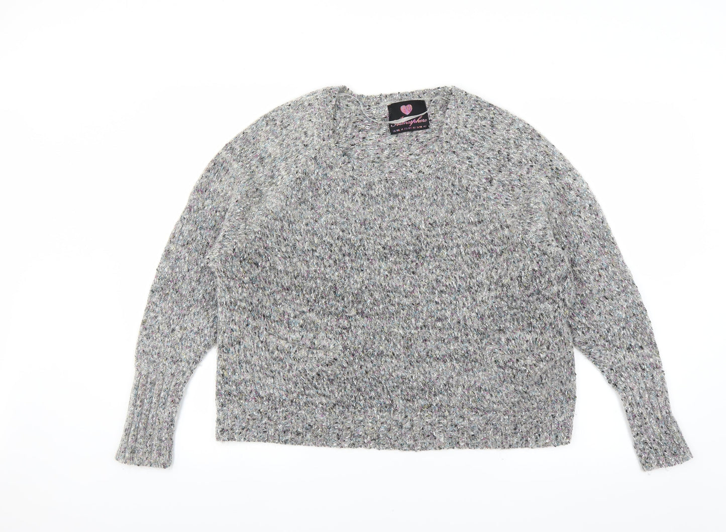 Primark Womens Grey   Pullover Jumper Size 14