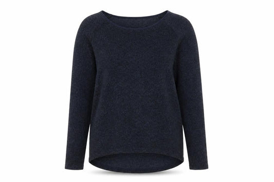 Front view of Oasis women’s blue jumper, size M