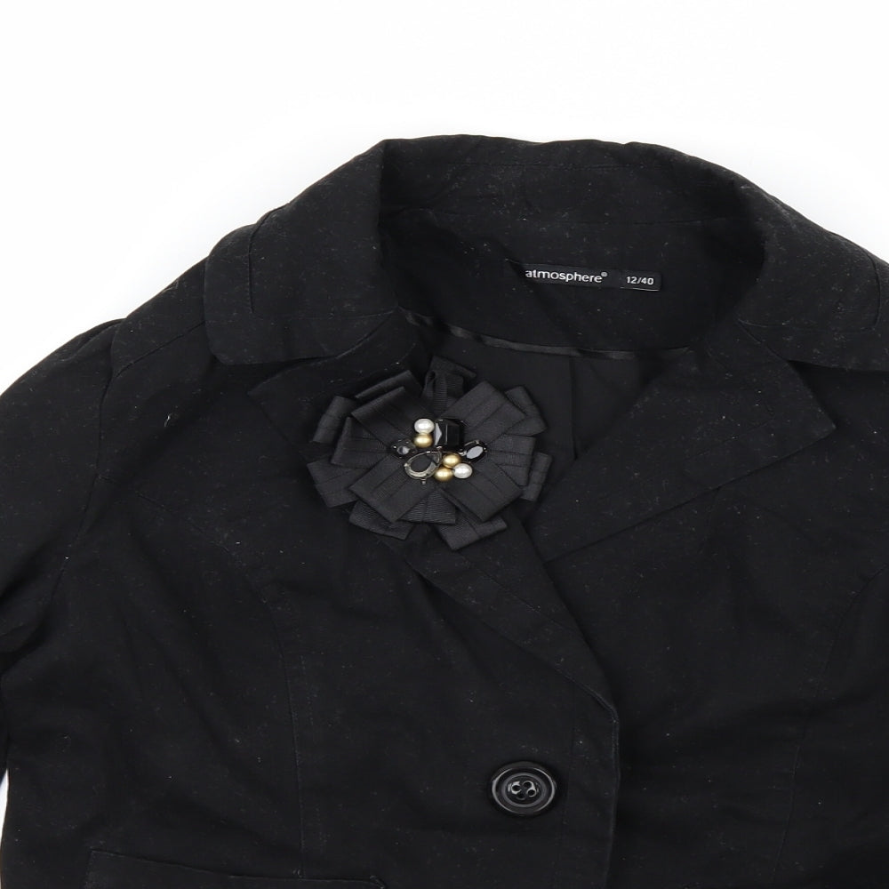 Atmosphere Womens Black   Jacket  Size 12