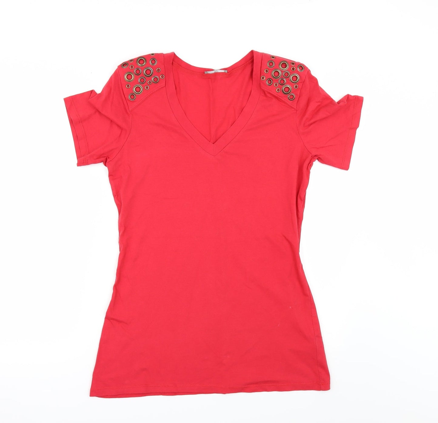 South Womens Red   Basic T-Shirt Size 14