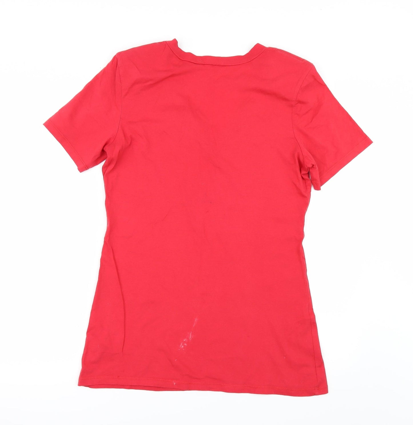 South Womens Red   Basic T-Shirt Size 14