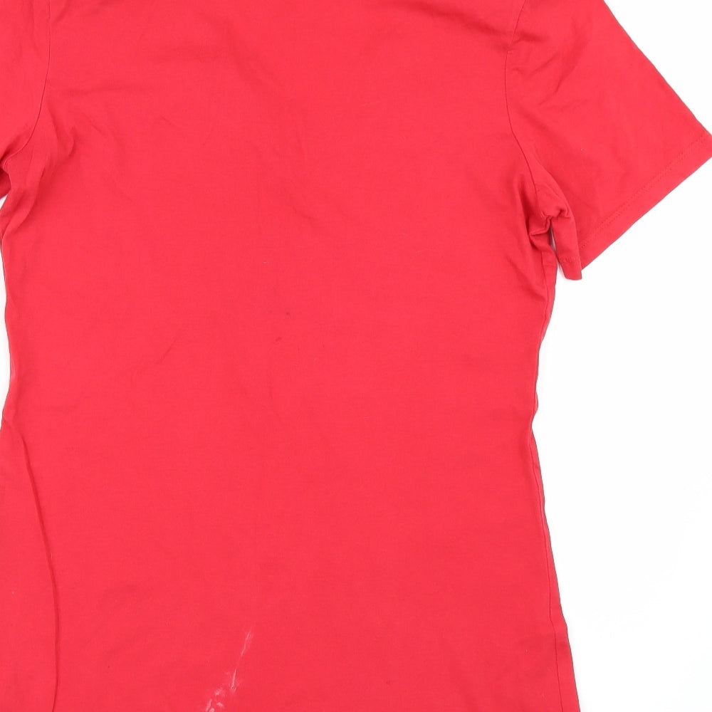 South Womens Red   Basic T-Shirt Size 14