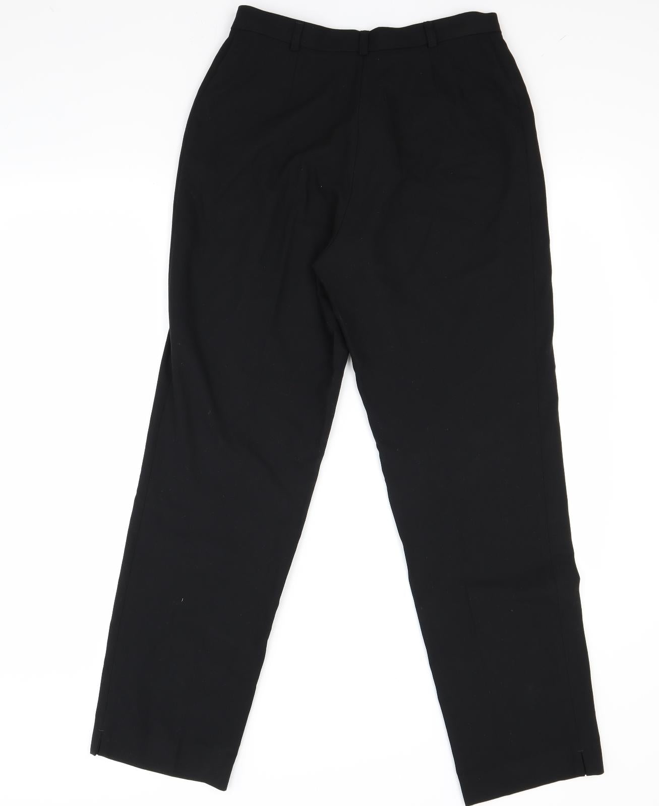 Marks and Spencer Womens Black   Trousers  Size 10 L28 in
