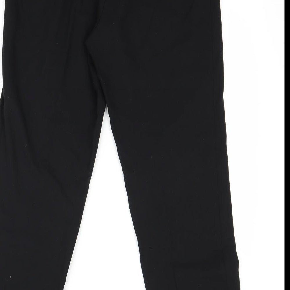 Marks and Spencer Womens Black   Trousers  Size 10 L28 in