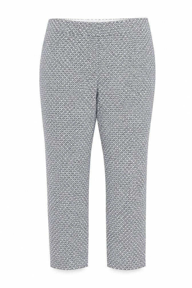Atmosphere Womens Grey Floral  Trousers  Size 10 L27 in