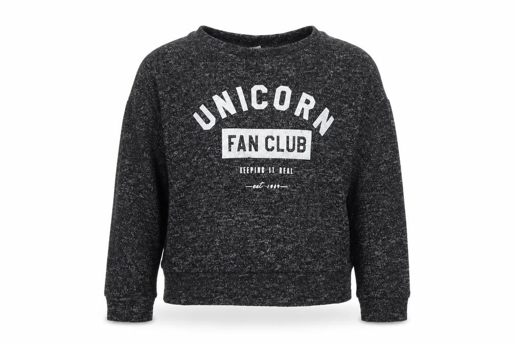 TU Girls Grey   Pullover Sweatshirt Size 6 Years  - Unicorn