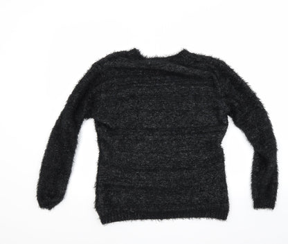 Additional front view of Preworn women’s black jumper, size S