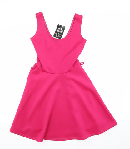 Additional front view of Pilot women’s pink tunic tank, size UK 8
