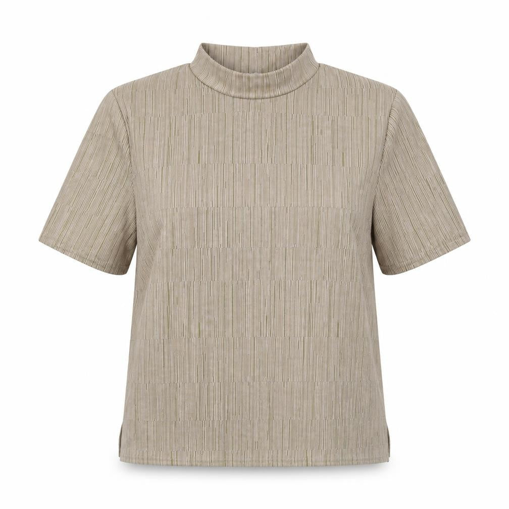 EWM Womens Beige   Basic Blouse Size 18