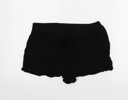 FOREVR 21 Womens Black   Paperbag Shorts Size M