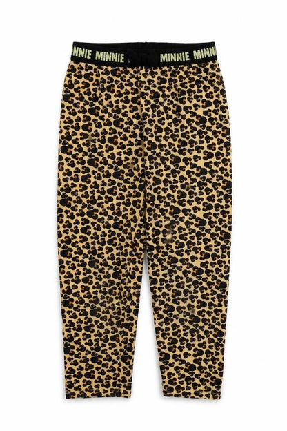 Front view of Disney girls’ multicoloured animal print skimmer shorts, size 8, years