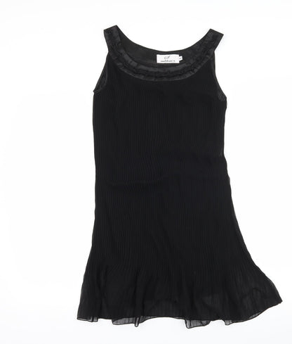 Sublims Womens Black   A-Line  Size M  - Pleated