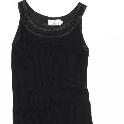 Sublims Womens Black   A-Line  Size M  - Pleated