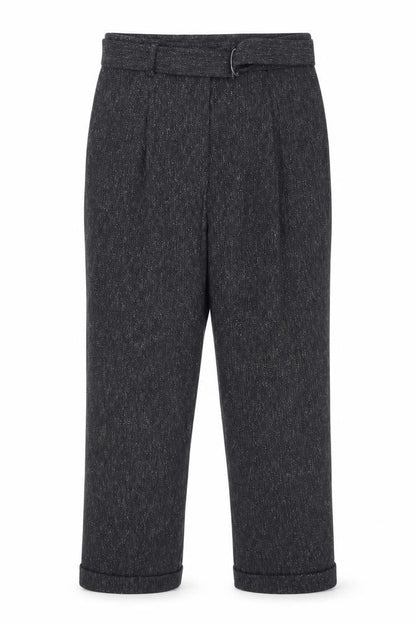 Front view of Next women’s grey trousers, size UK 12, 29-inch leg