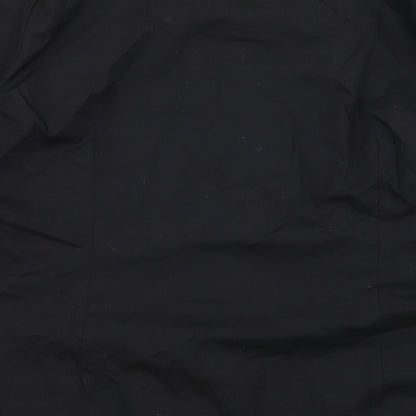 Brand and care label for Peacocks women’s black basic button-up, size UK 18