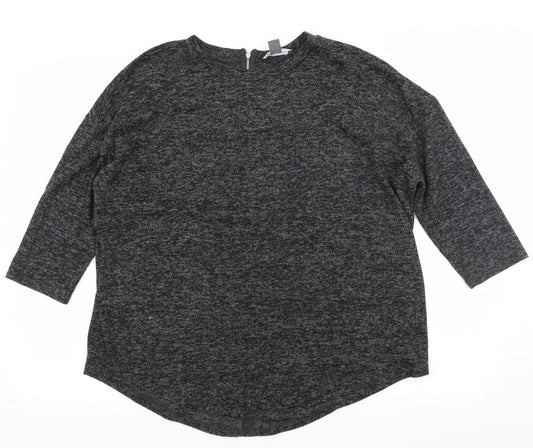 Primark Womens Grey  Knit Pullover Jumper Size 12