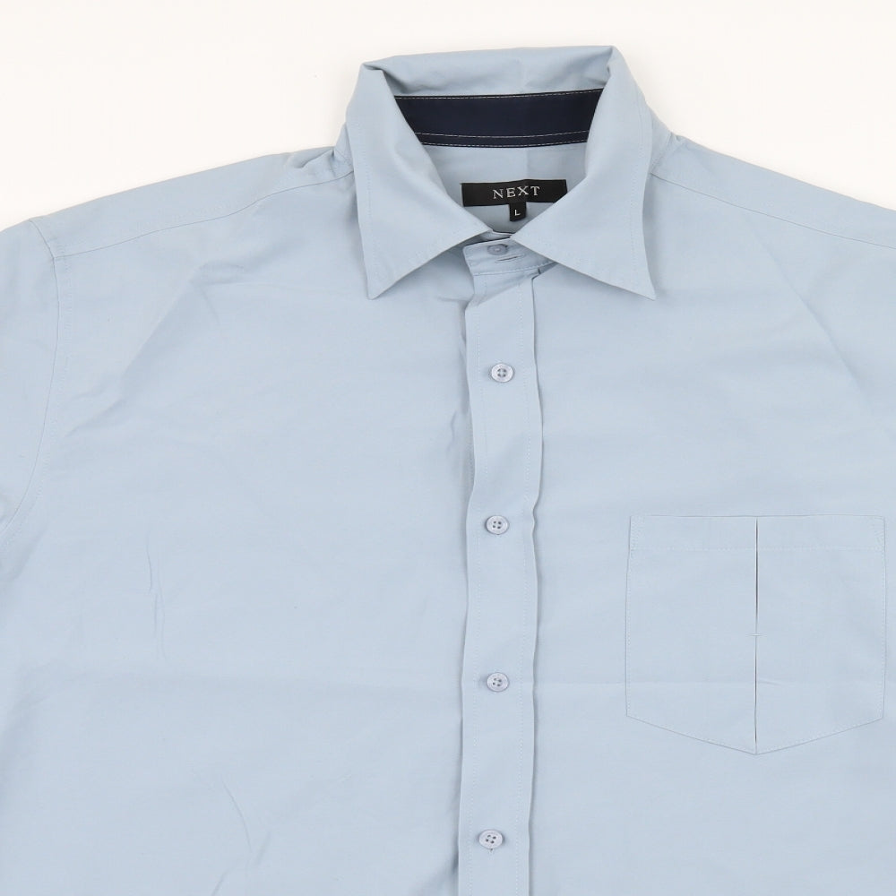 NEXT Mens Blue    Button-Up Size L