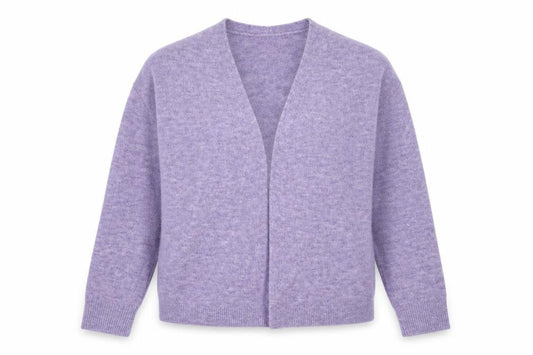H&M Womens Purple  Knit Cardigan Jumper Size M