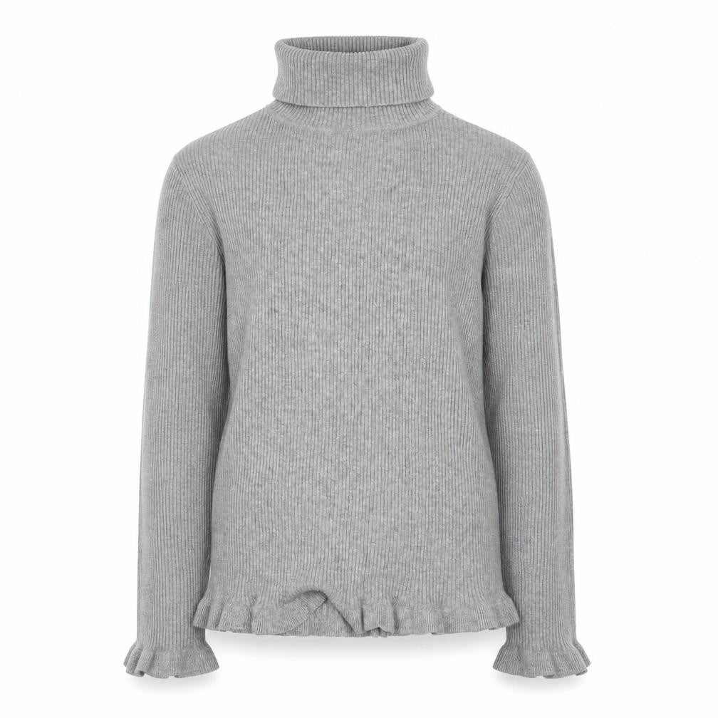 Primark Girls Grey  Knit Henley Jumper Size 12-13 Years