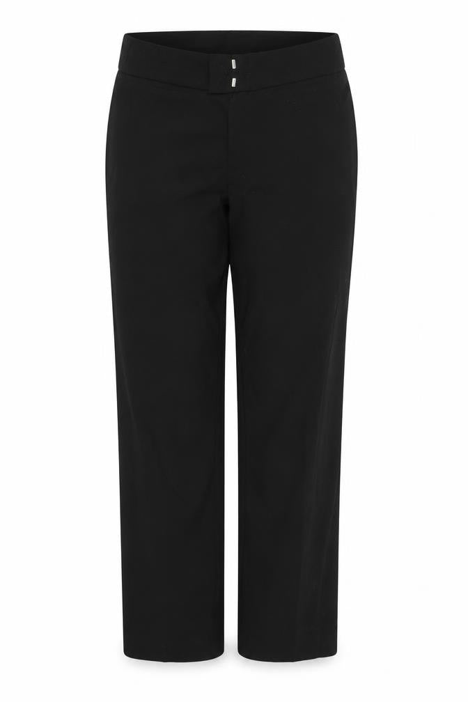 trutex Womens Black Paisley  Trousers  Size 30 in L31 in
