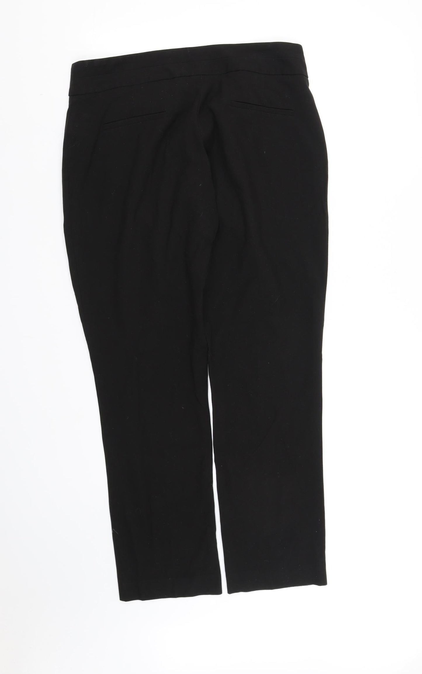 trutex Womens Black Paisley  Trousers  Size 30 in L31 in