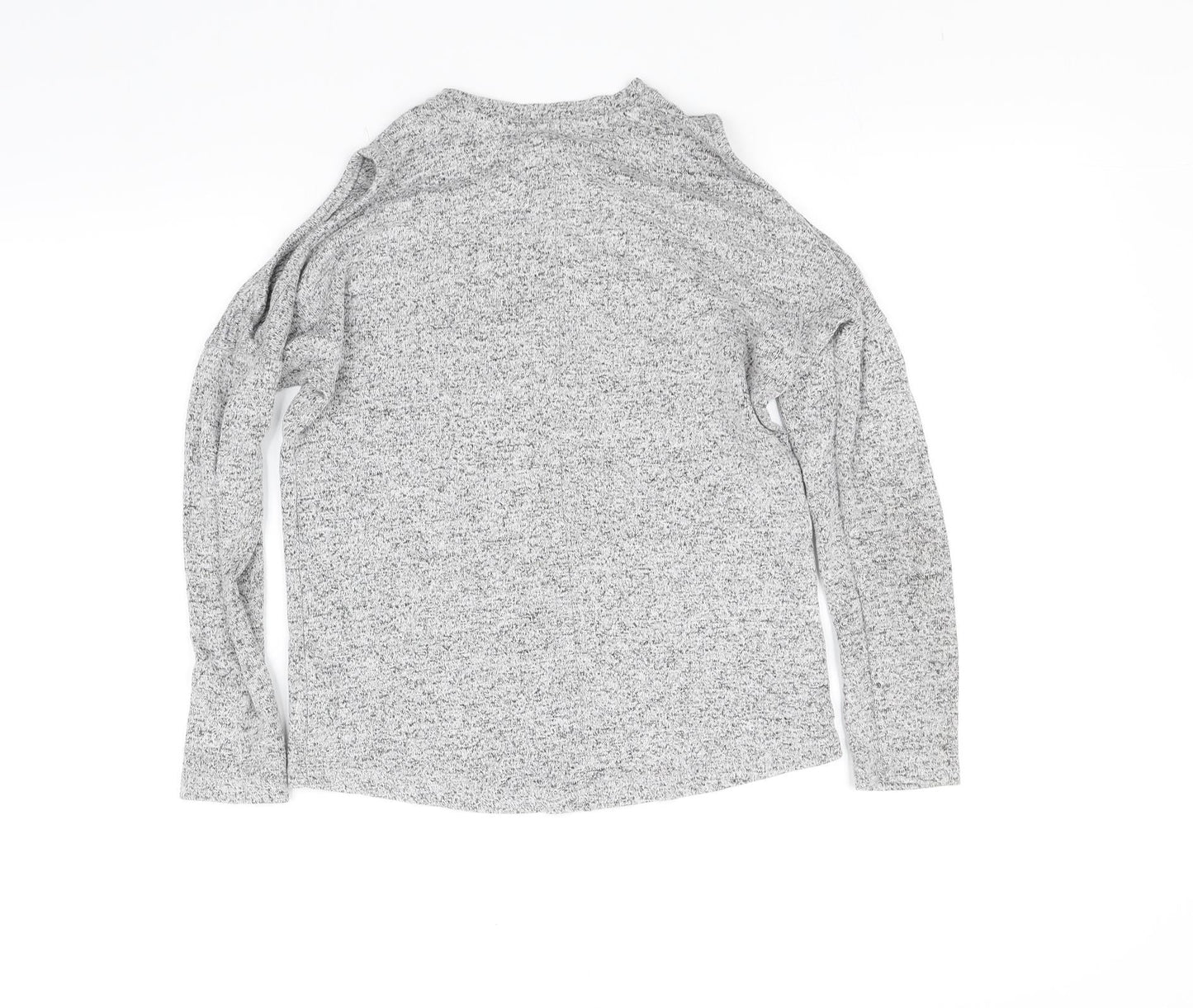pre worn Girls Grey   Basic T-Shirt Size 9-10 Years