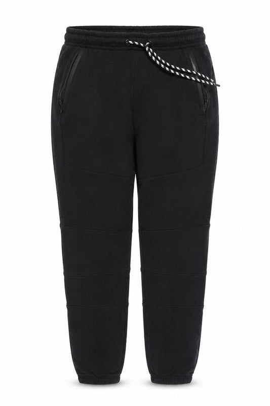 Front view of us women’s black trousers, size S, 28-inch leg