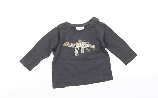 NEXT Baby Grey   Basic T-Shirt Size 3-6 Months