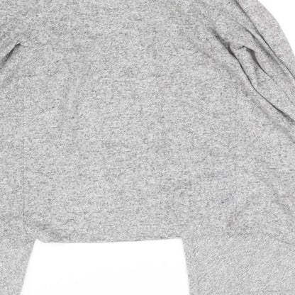 Brand and care label for George women’s grey cardigan jumper, size UK 12