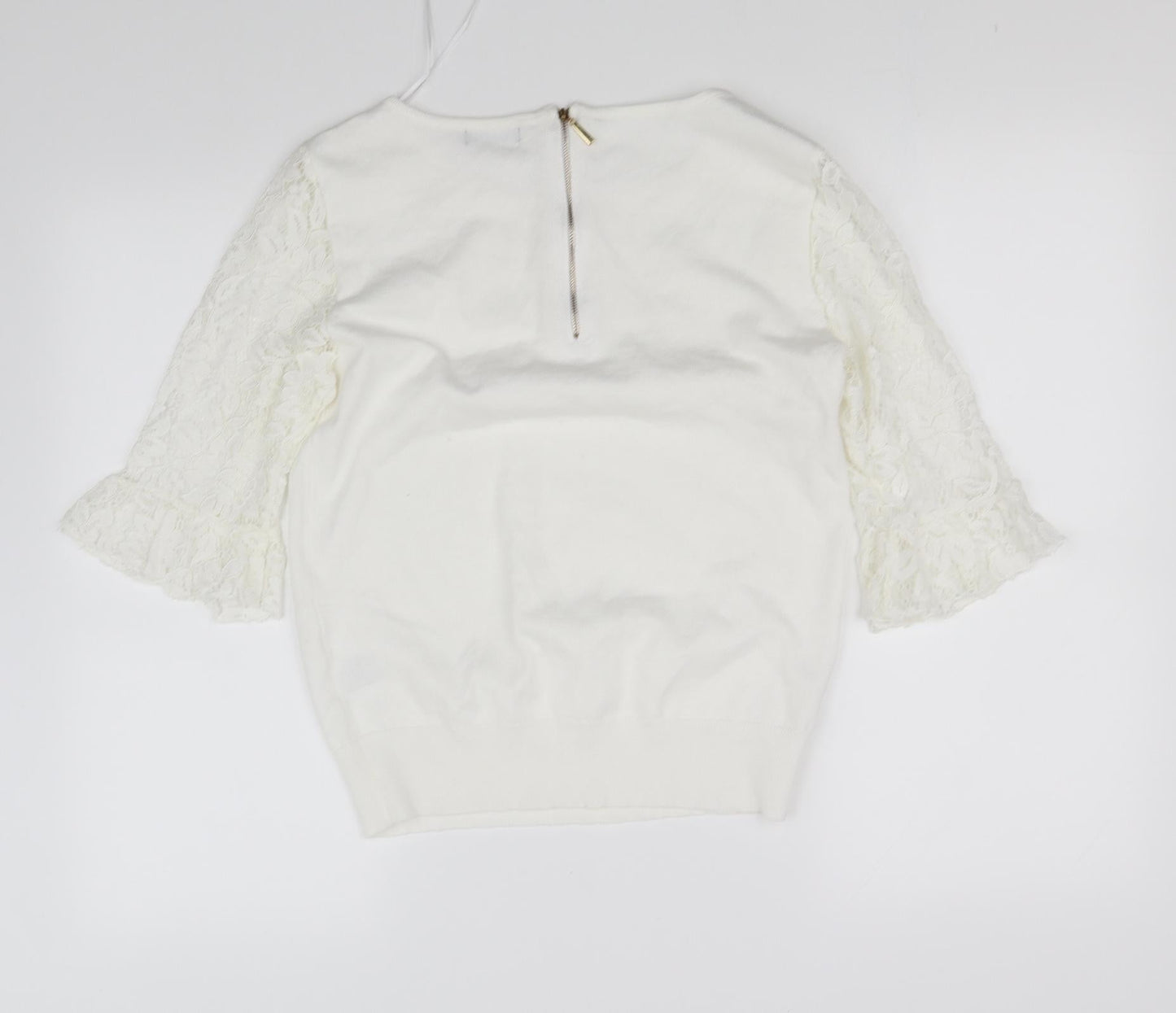 Roman Womens White   Basic Blouse Size 12
